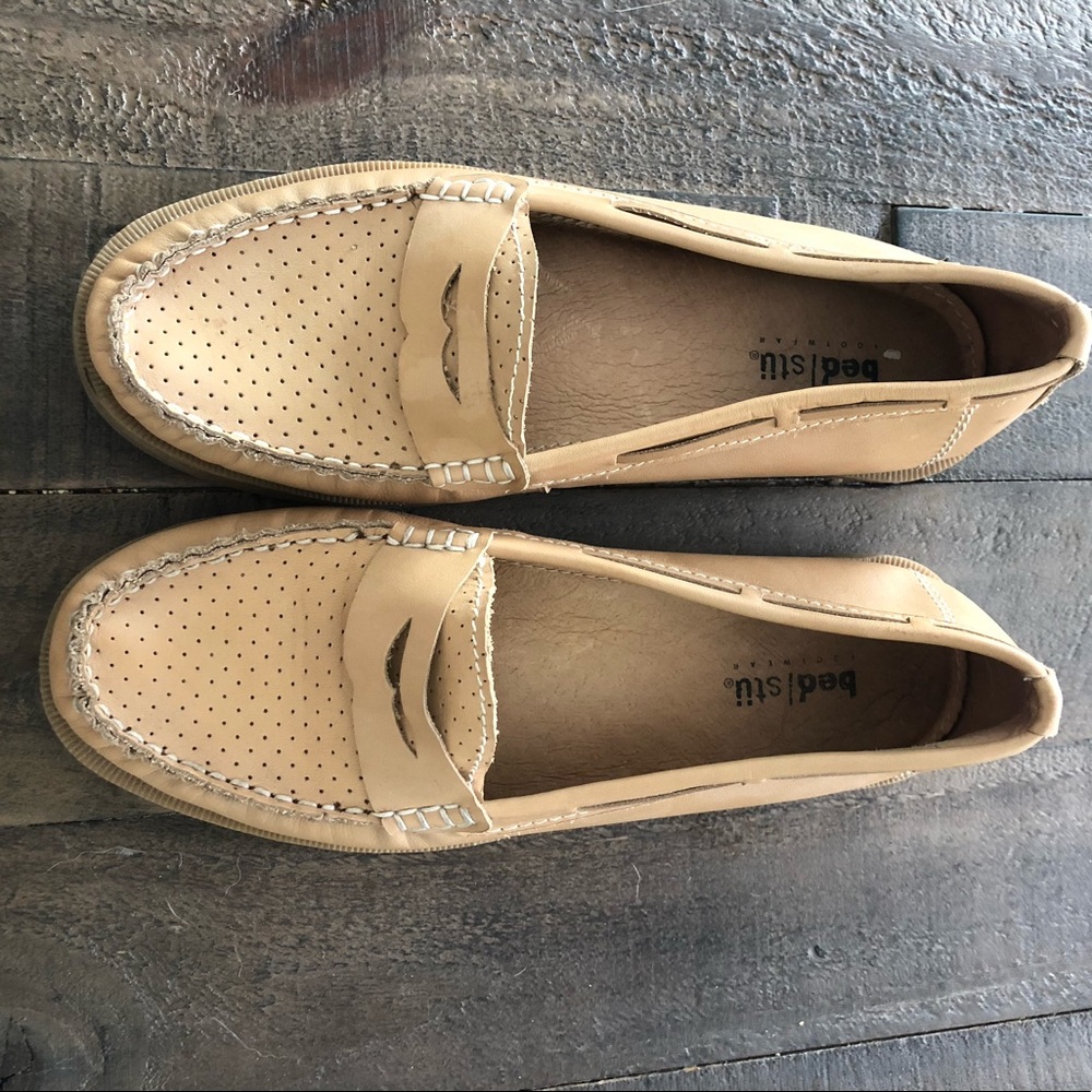 Anthropologie Bed Stü Penny Loafers, Leather